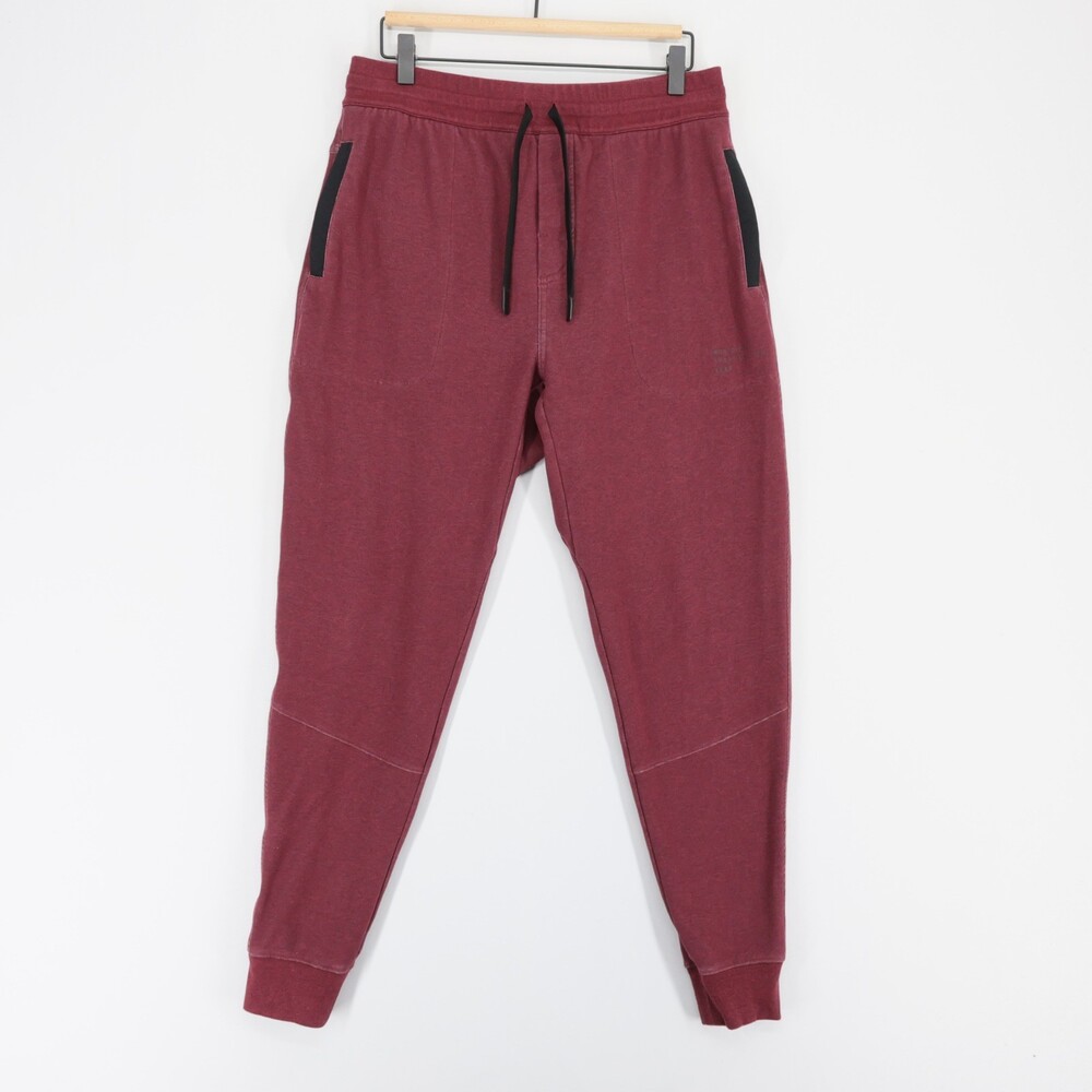 Municipal Training Camp Joggers Mens L Maroon Heather Drawstring Sweatpants